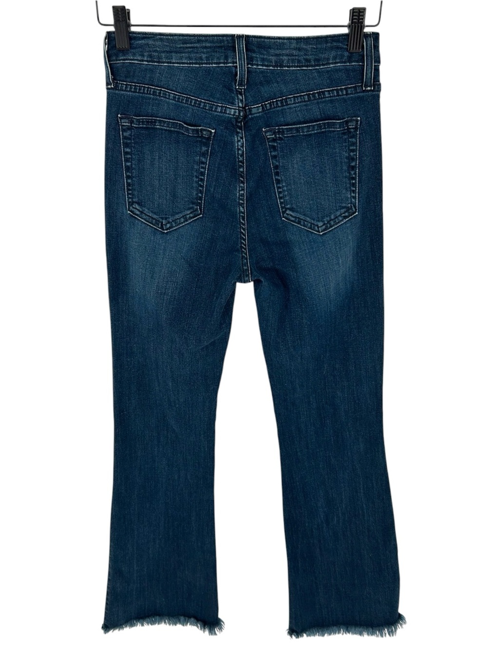Just Black Denim JBD High Rise Stretch Frayed Hem Flare Jeans Size 27 - Picture 5 of 10